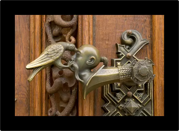 door handle, Hluboka Castle, Czech Republic, Ceske Budejovice