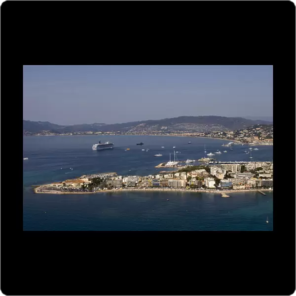 Cap de la Croisette, Cannes, View from Helicopter, Cote d Azur, France