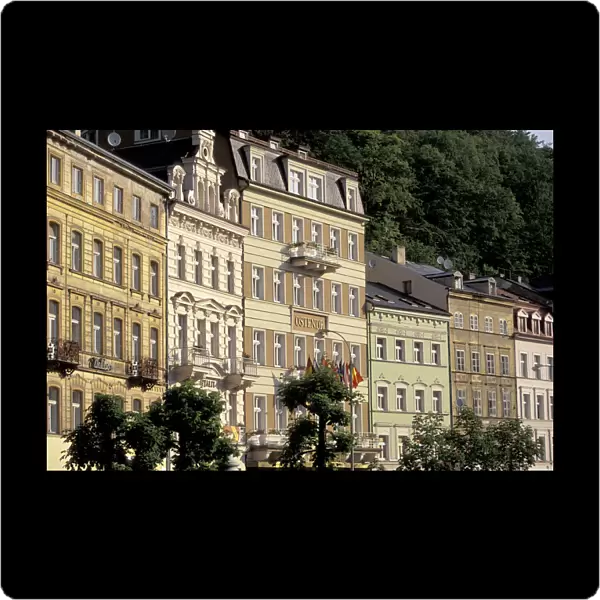 Europe, Czech Republic, West Bohemia, Karlovy Vary (Carlsbad) Spa Hotel Ostende
