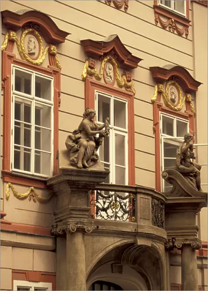 Europe, Czech Republic, Cent. Bohemia, Prague (Praha) Old Town; Buildings of Old Town