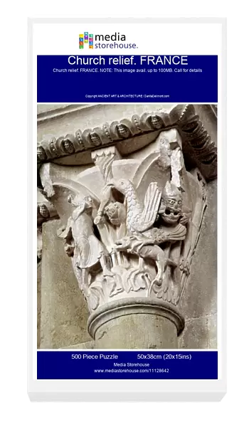 Church relief. FRANCE