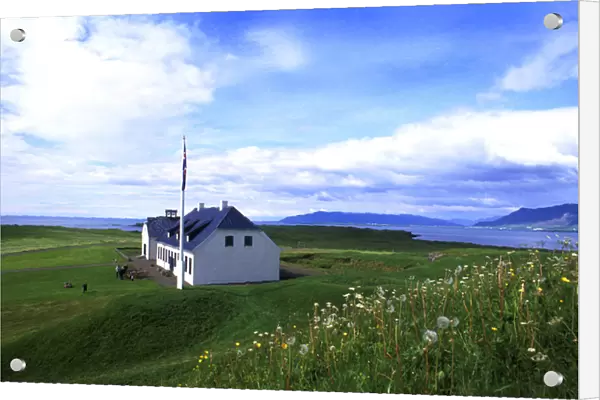Videy Island Oldest Church and Restaurant in Iceland