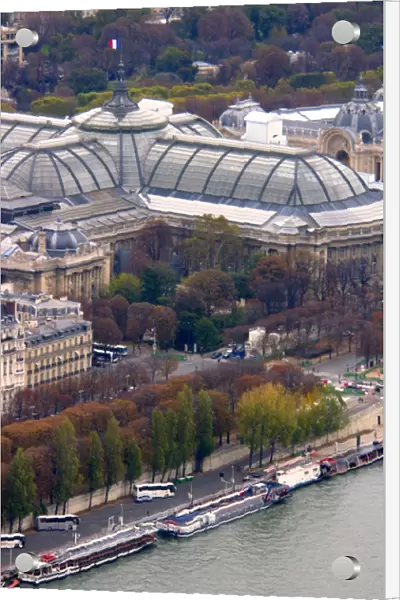 03. France, Paris, view of Grand Palais from Eiffel Tower