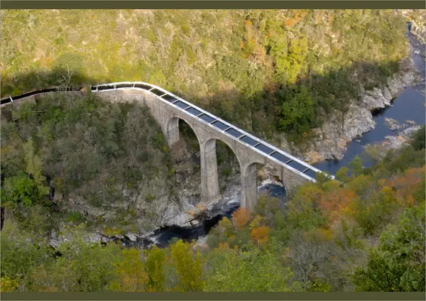 03. France, aqueduct over Doux River, Ardeche Region