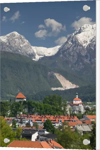 SLOVENIA-GORENJSKA-Kamnik: Town View & Kamnik Savinja Alps a Walter Bibikow 2004