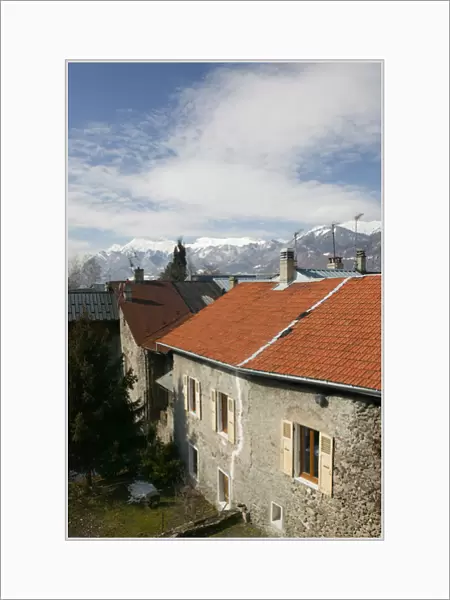 FRANCE-French Alps (Savoie)-ALBERTVILLE  /  CONFLANS: CONFLANS: View of the Old Town  /  Winter