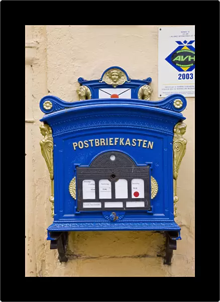GERMANY, Rheinland-Pfaltz, Mosel River Valley, Cochem. Post box