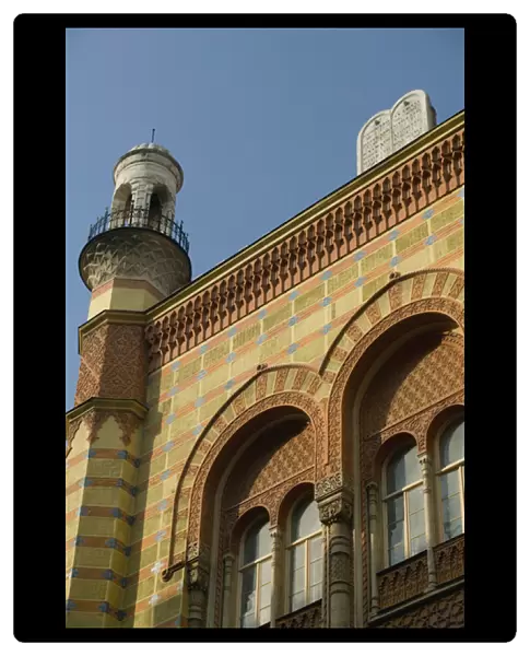 HUNGARY-Budapest: Pest- Rumbach Synagogue (b. 1872) - designed by Otto Wagner