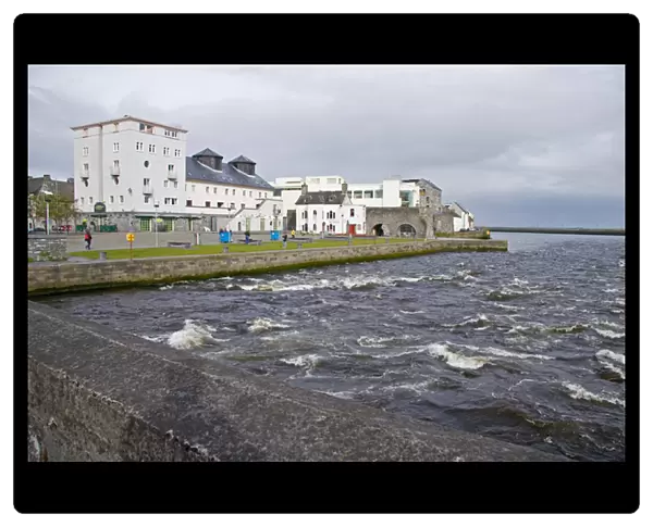 Galway, Ireland. The river flowing through the heart of Galway city