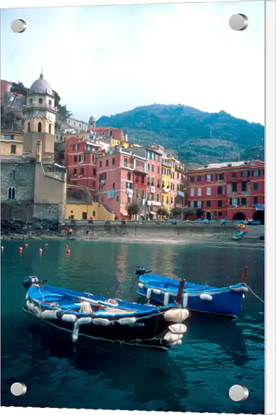 Europe, Italy, Vernazza. One of the Cinque Terra villages along the Ligurian Coast