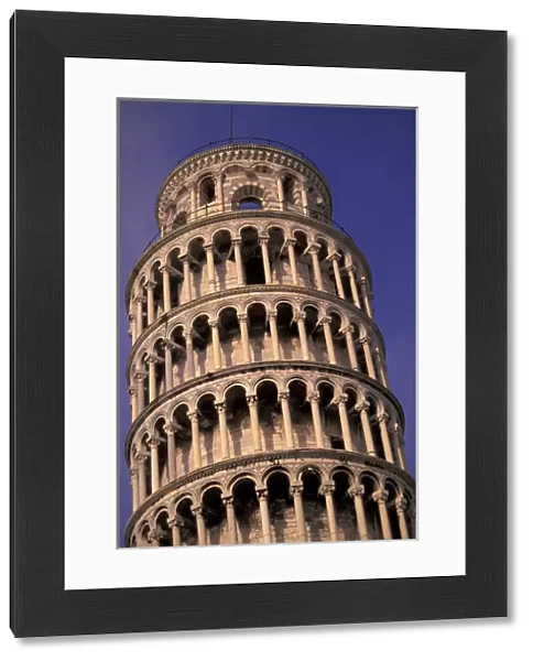 Europe, Italy, Tuscany, Pisa, Piazza del Miracoli. Torre pendente, Leaning Tower detail