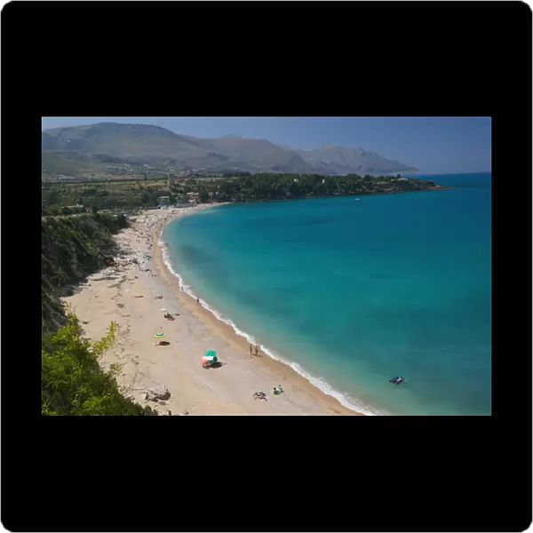 Italy, Sicily, Scopello, Puntazza Beach