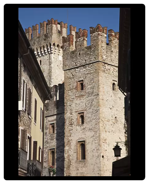 ITALY, Brescia Province, Sirmione. Castello Scaligero, b. 1250
