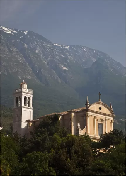 ITALY, Verona Province, Malcesine. Town church