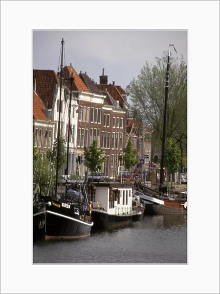 Europe, Netherlands, Middleburg. Canal