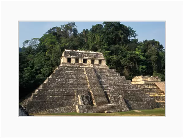 Mexico, Chiapas province, Palenque. Temple of the Inscriptions