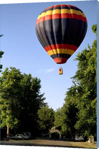 Hot air balloon in Boise, Idaho. hot air balloon, balloon, boise, idaho, summer