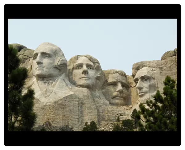 North America, USA, South Dakota, Keystone, Mount Rushmore National Memorial. Views