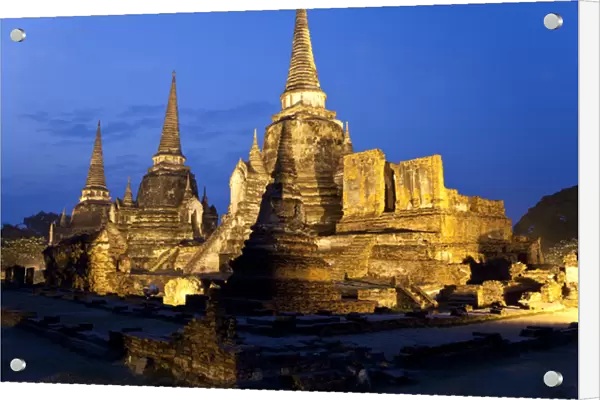 Three Chedis, Wat Phra Si Sanphet, Ayutthaya, Thailand