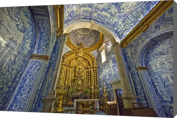 Europe, Portugal, Almancil. Interior of St