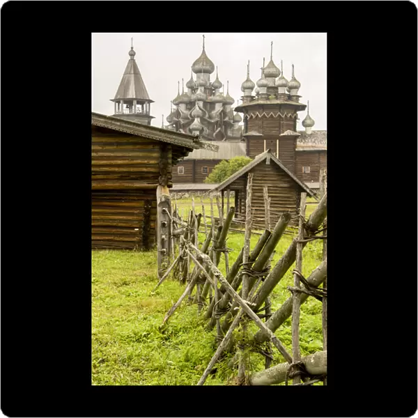 RF. Kizhi Pogost. Wooden Churches. UNESCO World Heritage. Kizhi Island in Lake Onega