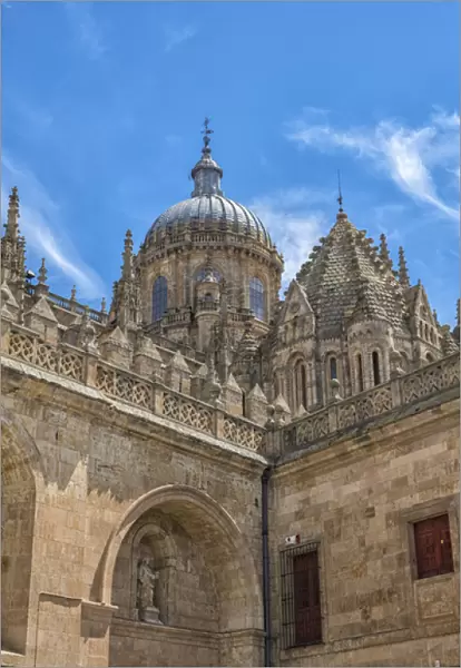 Europe, Spain, Salamanca, cathedral domes