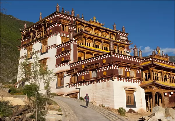 Sangpi Luobuling Si Monastery, Xiangsheng, Sichuan Province, China