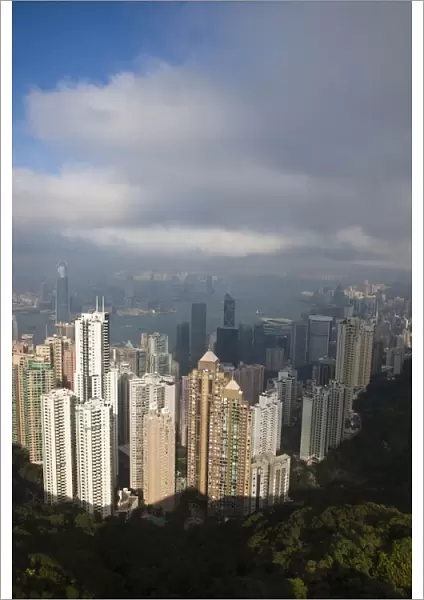 Asia, China, Hong Kong. View of Hong Kong from The Peak