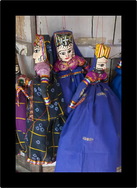 Kathputli, traditional Rajasthani puppets, Pushkar, Rajasthan, India