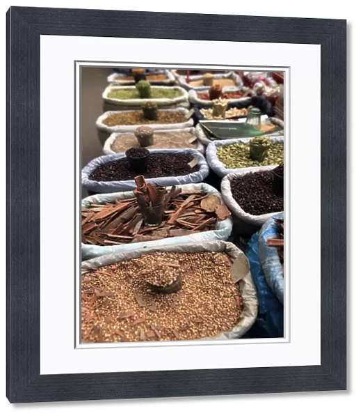 Asia, India, Darjeeling. Spices and snacks of the Himalayan region of Darjeeling
