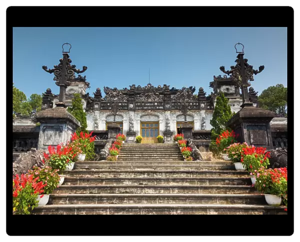 Vietnam, Hue, Tomb of Emperor Khai Dinh, Last Emperor of Vietnam, built 1916-1925