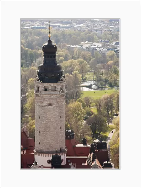 LEIPZIG18983-2012-BARTRUFF. CR2 - New City Hall Tower viewed from atop 30-story high Panorama Tower