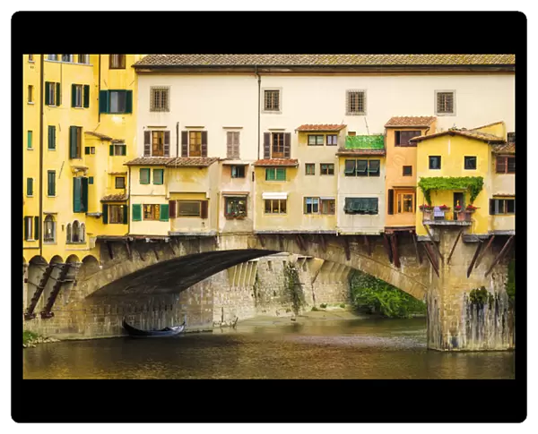 Shop windows and shutters, Ponte Vecchio, Florence, Tuscany, Italy