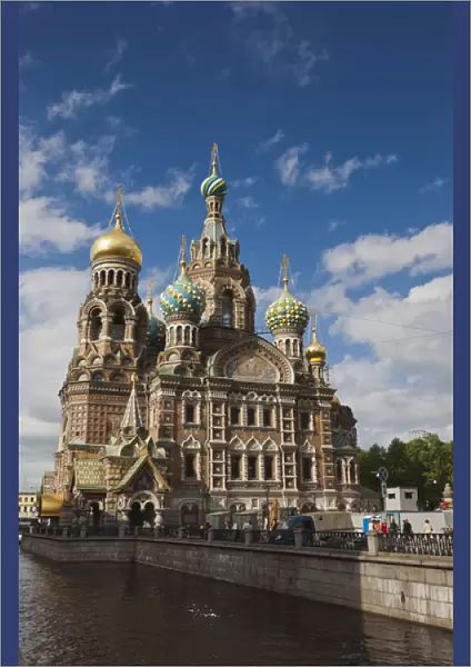 Russia, Saint Petersburg, Center, Church of the Saviour of Spilled Blood on Griboedov Canal