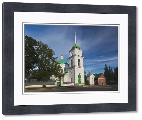 Russia, Pskovskaya Oblast, Pechory, Pechory Monastery, church on Sbornaya Street