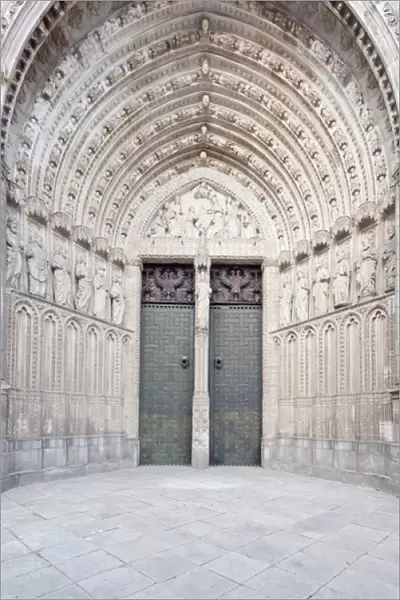 Europe, Spain, Toledo, Toledo Cathedral Door