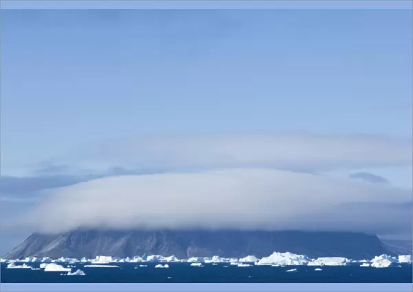 Cape York in the fog, Melville Bay, Greenland