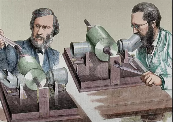 Phonograph. Created in 1877 by Thomas Alva Edison (Milan, Ohio, 1847-West Orange, 1931)