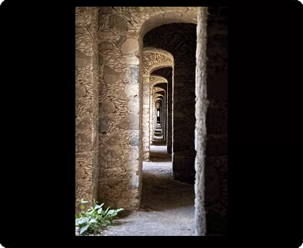 Mexico, Mineral de Pozes, Tunnel of Arches