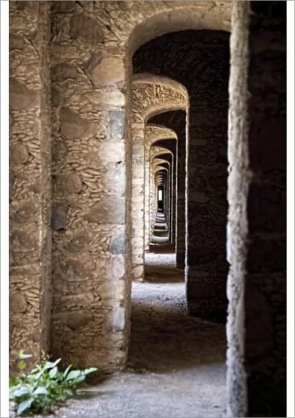 Mexico, Mineral de Pozes, Tunnel of Arches
