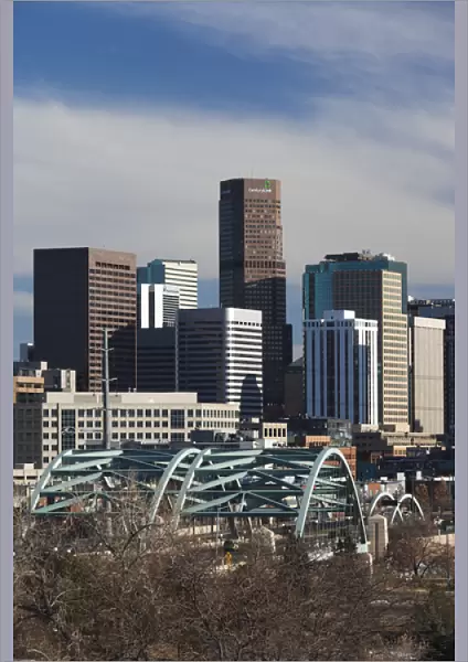 USA, Colorado, Denver, city view from the west, late afternoon