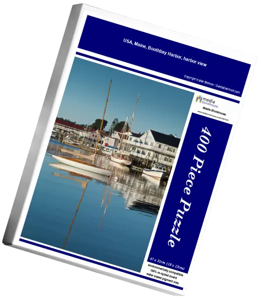 USA, Maine, Boothbay Harbor, harbor view