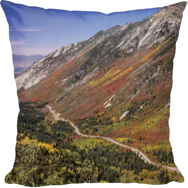 Little Cottonwood Highway (S. R. 210), State Designated Scenic Byway, Fall Foliage