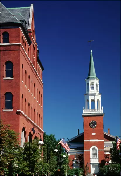 USA, Vermont, Burlington, Church street marketplace