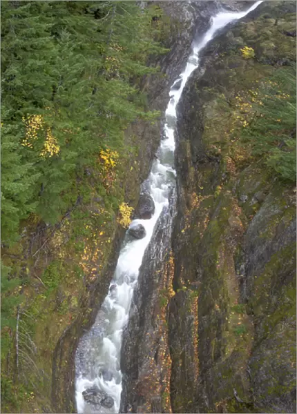Cascades waterfall. Winthrop. Western Washington