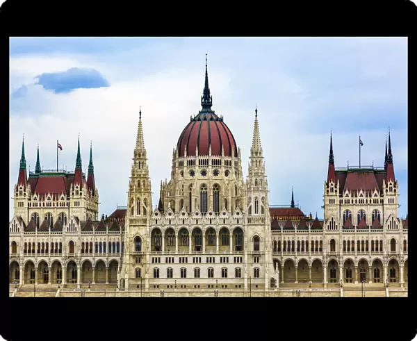 Parliament Building Budapest Hungary. Parliament Building built betwwn 1885 to 1904