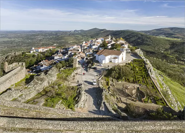 Marvao a famous medieval mountain village and tourist attraction in the Alentejo