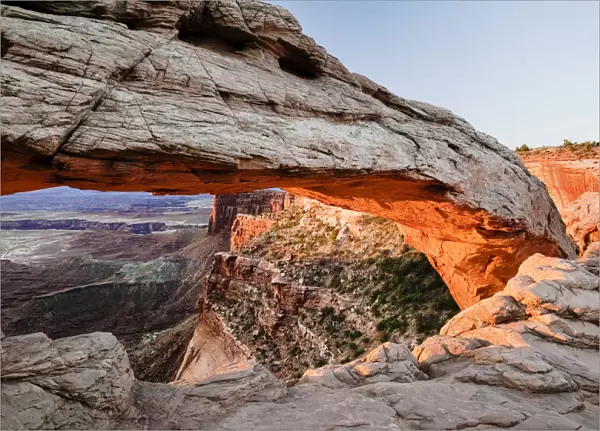 Mesa Arch on the Island in the Sky, Canyonlands National Park, Utah, USA