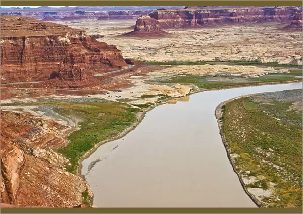 North America, USA, Utah, Glen Canyon National Recreation Area, Hite Overlook Colorado River