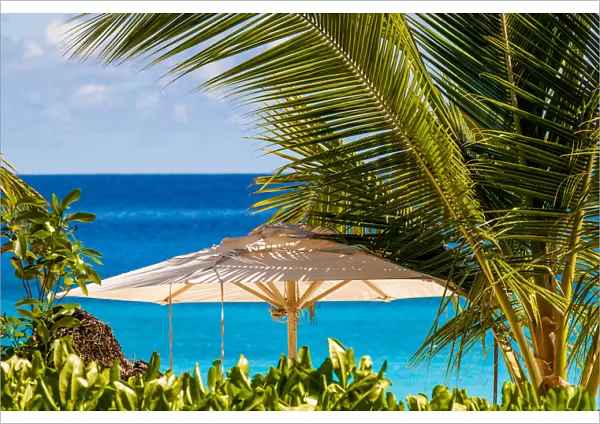 Petit Anse Beach at the Four Seasons Resort, Mahe, Republic of Seychelles, Indian Ocean